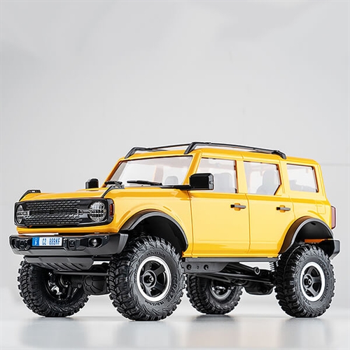EAZY RC 1/18 BRONX RTR SCALE CRAWLER w/HARDBODY - YELLOW